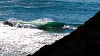 Black's Beach FIRST WINTER SWELL of 2022