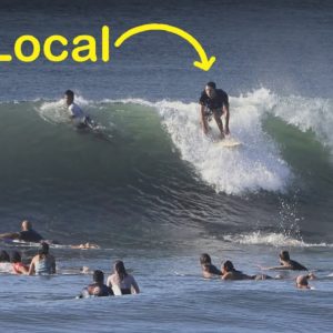 How A Local Surfer Deals With Packed Lineup (Opening Scene) – Keramas