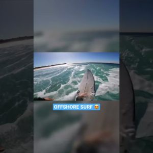 SURFING PERFECT OFFSHORE WAVE 😍 (RAW POV)