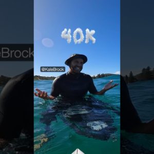 Surfing with Kale Brock + Celebrating 40K Subs @KalesBroccoli #surfshorts #surfing #surf #surfer