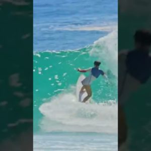 Tyler Wright surfing at Snapper Rocks, Australia