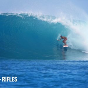 Old Guy Gets the Biggest Wave of the Day - Rifles - Mentawais 6/JUL/2023 RawFiles 4K