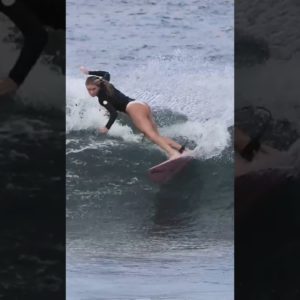 Bella's Backhand Whips #surfingbali #surfing #surfingindonesia