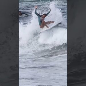 Kailani Slams It Shut  #surfingbali #surfingindonesia #surf