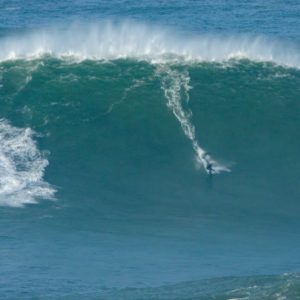 BIG WAVE TOW SURFING AT NAZARE