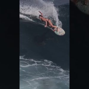 She Rips Backside  #surfingbali #surfing #surfingindonesia