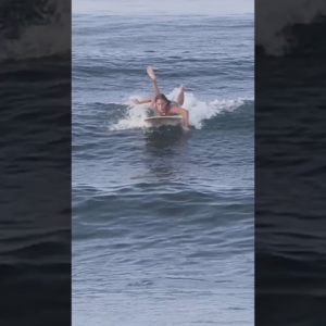 Heidi Paddles Hard  #surfing #balisurf #surfers