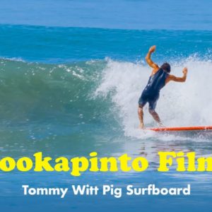 Kookapinto Films | Tommy Witt Pig Surfboard | 50’s style surfboard session