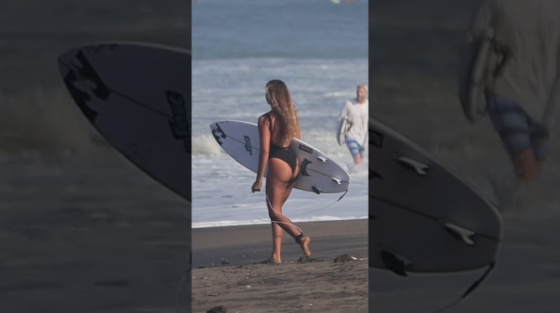 Kailani's Backside Attack In Canggu #surfing #balisurf #surfers