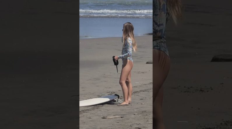 Hayanna Visits The Rivermouth #surfing #balisurf #surfers
