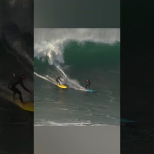 Surfing Big Waves: The Unexpected Risks #shorts