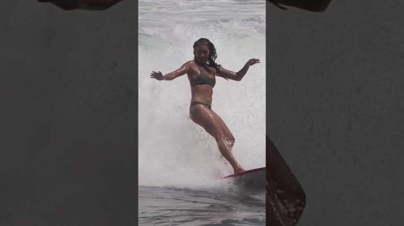 Pua Finishes this Wave In Style #surfing #surfingbali #surfingindonesia